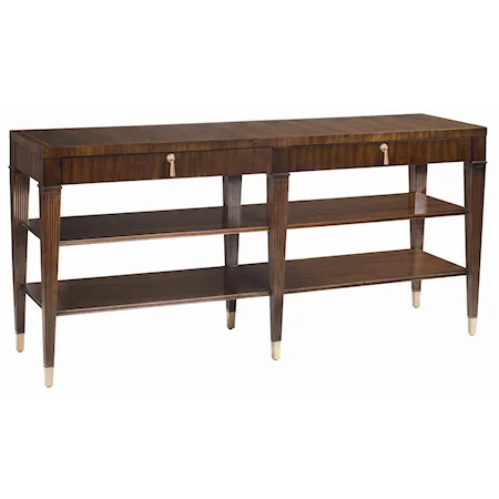 Rochelle Sofa Table with Two Drawers